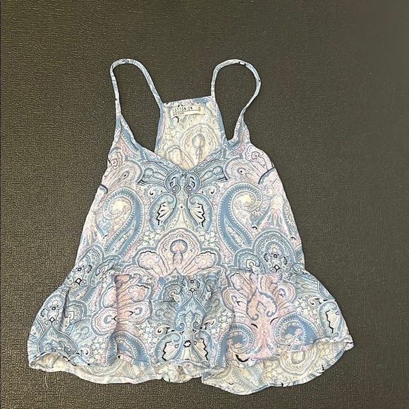 Cotton On Blue & Pink Paisley Camisole – Racerback - Picture 1 of 4
